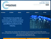 Tablet Screenshot of chesapeakemc.com
